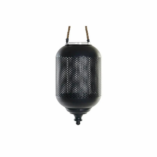 Latern DKD Home Decor Кафяв Черен Метал Кристал Въже Loft