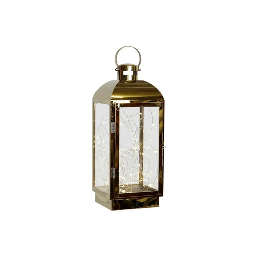 Latern DKD Home Decor Златен Неръждаема стомана 15 x 14 x