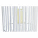 Latern DKD Home Decor Кристал Бял Бамбук (28 x 28 x 47 cm)