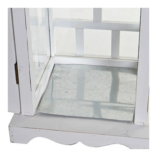 Latern DKD Home Decor Бял Кристал Бор (22.5 x 22.5 x 47 cm)