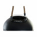 Latern DKD Home Decor Кафяв Черен Метал Кристал Въже Loft