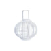 Latern DKD Home Decor Кристал Бял Бамбук (35 x 35 x 29 cm)