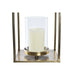 Latern DKD Home Decor Кристал Златен Алуминий (19 x 19 x 43
