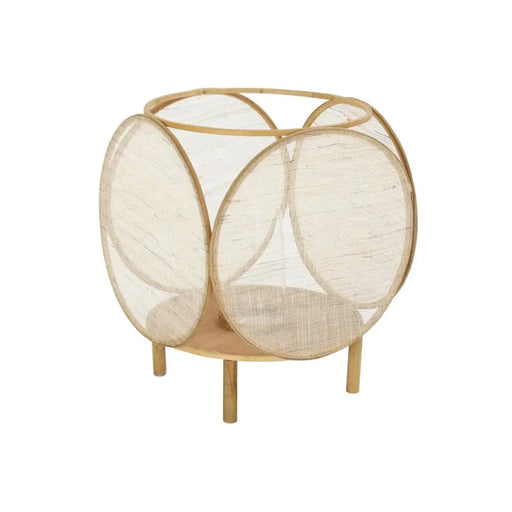 Latern DKD Home Decor Кристал Естествен Кафяв Бамбук