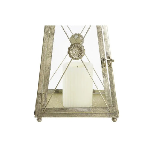Latern DKD Home Decor Кристал Златен Метал (18 x 18 x 36 cm)