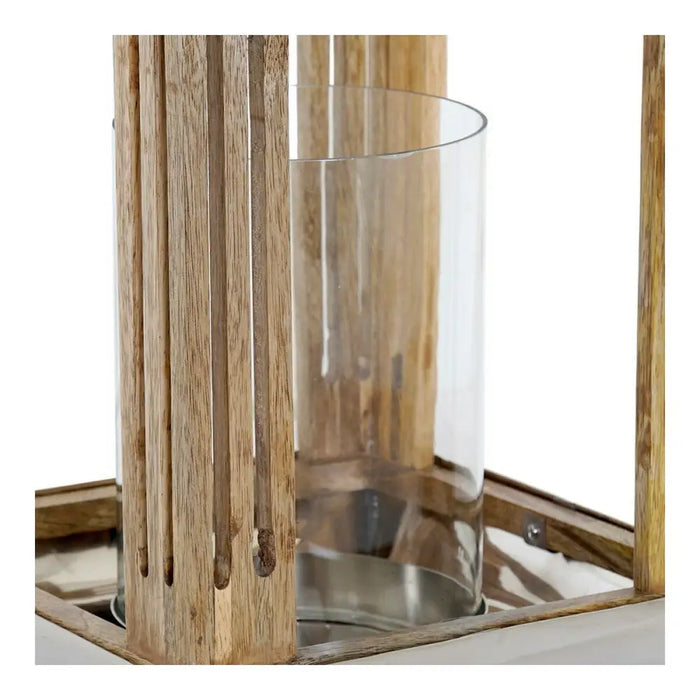 Latern DKD Home Decor Сребро Метал Кристал (23 x 23 x 36 cm)