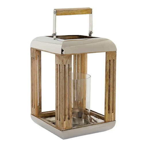 Latern DKD Home Decor Сребро Метал Кристал (23 x 23 x 36 cm)