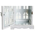 Latern DKD Home Decor Завършек със състаряващо покритие Бял