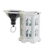 Latern DKD Home Decor Завършек със състаряващо покритие Бял