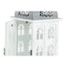 Latern DKD Home Decor Завършек със състаряващо покритие Бял