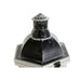 Latern DKD Home Decor Завършек със състаряващо покритие Бял