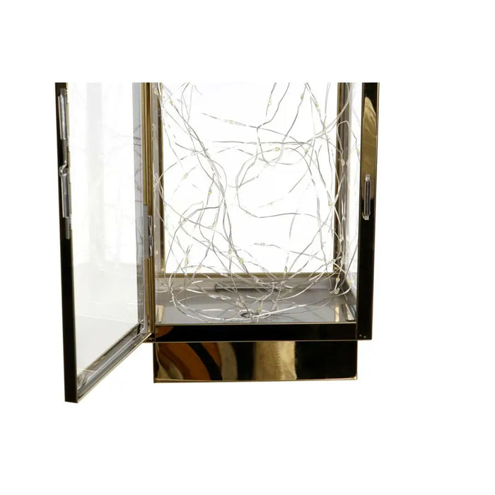Latern DKD Home Decor Златен Неръждаема стомана 15 x 14 x