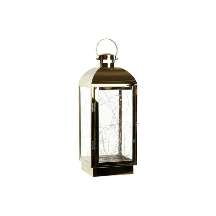 Latern DKD Home Decor Златен Неръждаема стомана 15 x 14 x