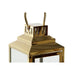 Latern DKD Home Decor Златен Сребрист Алуминий Кристал 14 x