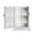 Latern DKD Home Decor Завършек със състаряващо покритие Бял