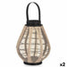 Latern Gift Decor D23028S D23028S Черен Бежов Дървен Плат