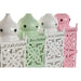 Latern Home ESPRIT Бял Зелен Розов Желязо Ориенталски 10 x