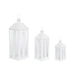 Latern Home ESPRIT Бял Кристал Желязо Shabby Chic 20 x 20 x