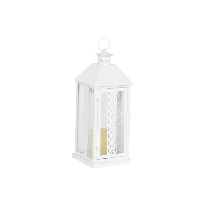 Latern Home ESPRIT Бял Кристал Желязо Shabby Chic 20 x 20 x