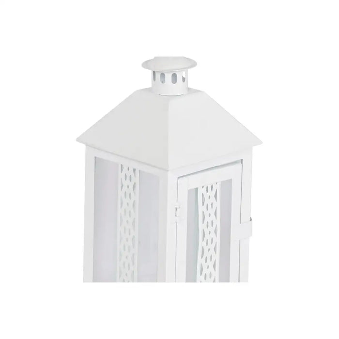 Latern Home ESPRIT Бял Кристал Желязо Shabby Chic 20 x 20 x