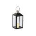 Latern Home ESPRIT Черен Сребрист Кристал Стомана 18 x 18 x