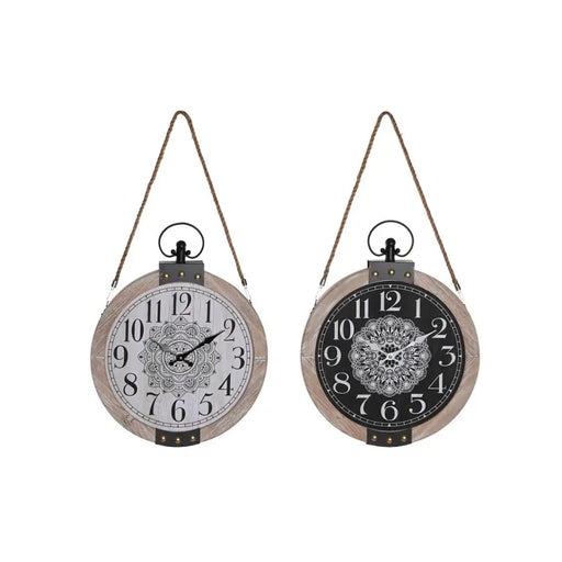 Lauakell DKD Home Decor Бял Черен Mandala (2 броя)