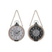 Lauakell DKD Home Decor Бял Черен Mandala (2 броя)
