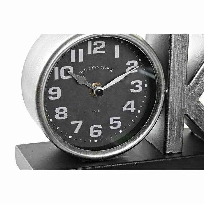 Lauakell DKD Home Decor Черен Сребрист (2 броя)