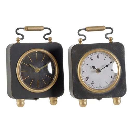 Lauakell DKD Home Decor Черен Златен Сребрист (2 броя)