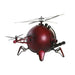 Lauakell DKD Home Decor Червен Сребрист Хеликоптер (2 броя)