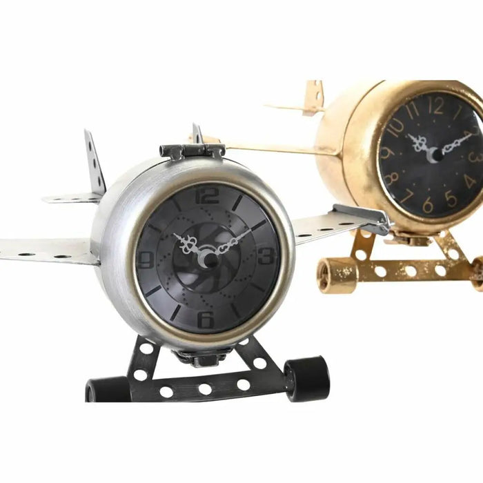Lauakell DKD Home Decor Златен Сребрист Самолет (2 броя)