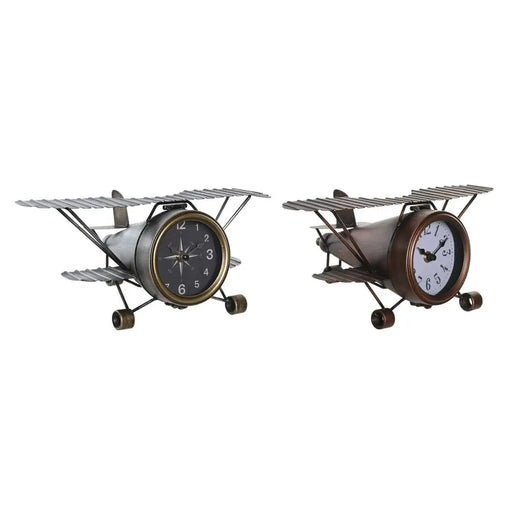 Lauakell DKD Home Decor Златен Сребрист Самолет (2 броя)