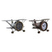 Lauakell DKD Home Decor Златен Сребрист Самолет (2 броя)