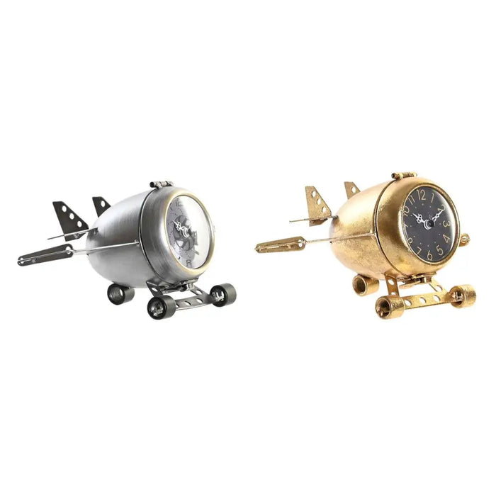 Lauakell DKD Home Decor Златен Сребрист Самолет (2 броя)