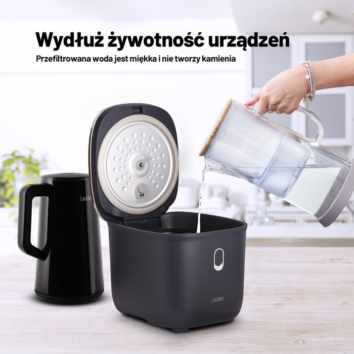 Кана за филтриране на вода Lauben Glass 32GW