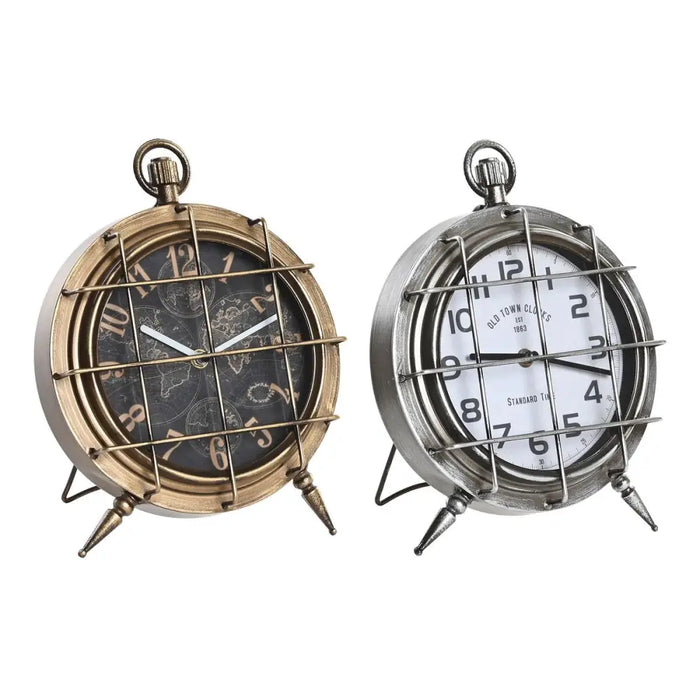 Lauakell DKD Home Decor Бял Черен Златен Сребрист Карта