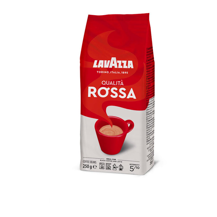КАФЕ LAVAZZA QUALITA ROSSA 250Г ЗЪРНА