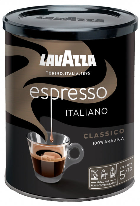 Кафе LAVAZZA CAFFE ESPRESSO, 250г мляно метална кутия