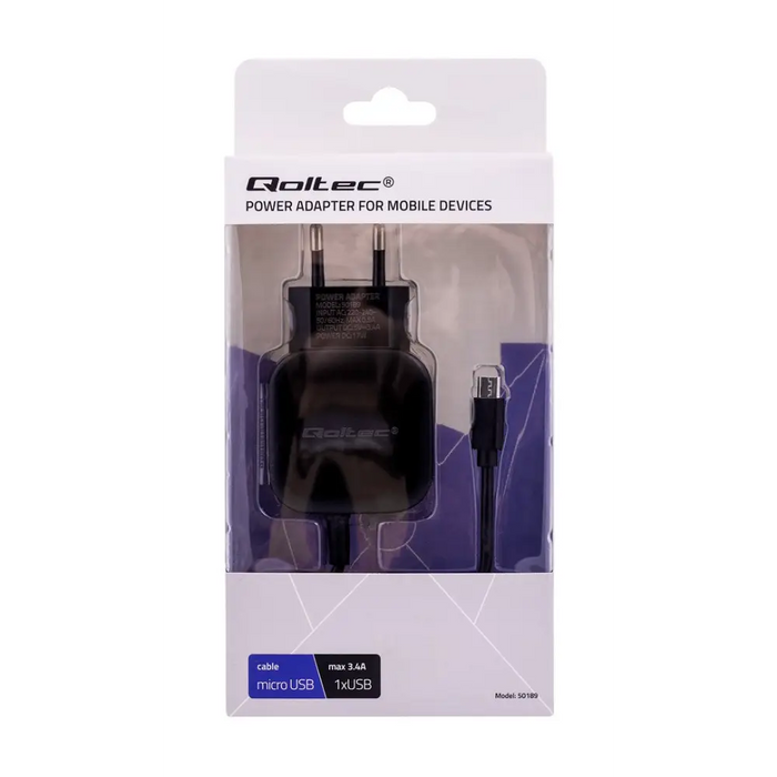 Лавица за стена Qoltec 50189