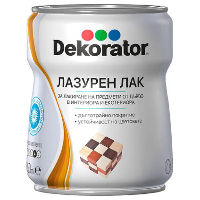 ЛАЗУРЕН ЛАК 650 ML КЕСТЕН DEKORATOR