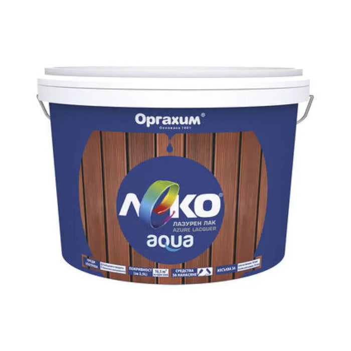 ЛАЗУРЕН ЛАК LEKO AQUA