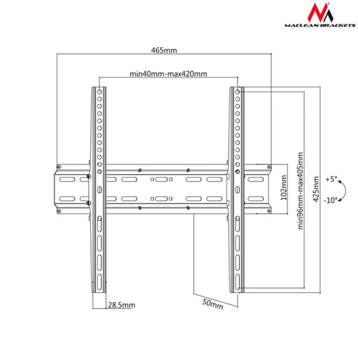 LCD LED плазмен телевизор Монтаж за стена Тънък монтаж