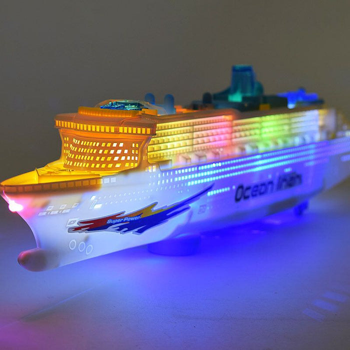 Детска играчка Lean Toys - Голям круизен кораб, 50 cm