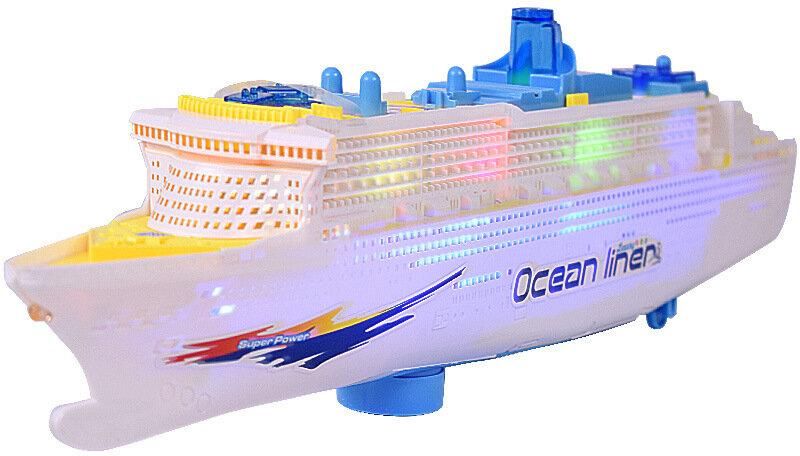 Детска играчка Lean Toys - Голям круизен кораб, 50 cm