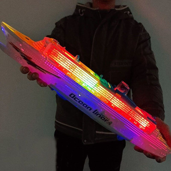 Детска играчка Lean Toys - Голям круизен кораб, 50 cm