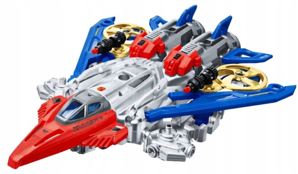 Робот трансформер 2 в 1 Lean Toys - Fighter Combat, 29 части