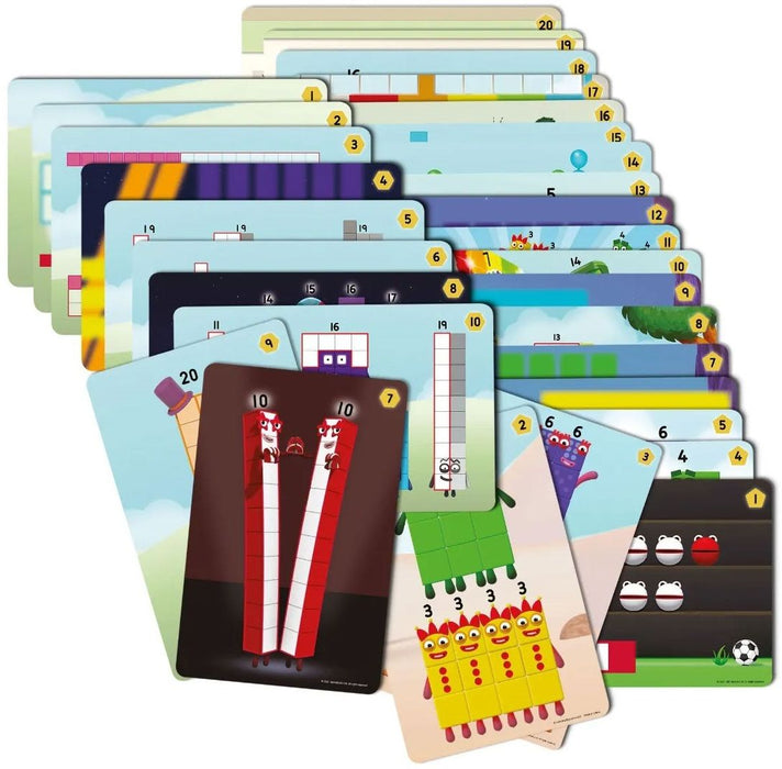 Детски математически комплект Learning Resources - Кубчета за сглобяване, от 11 до 20