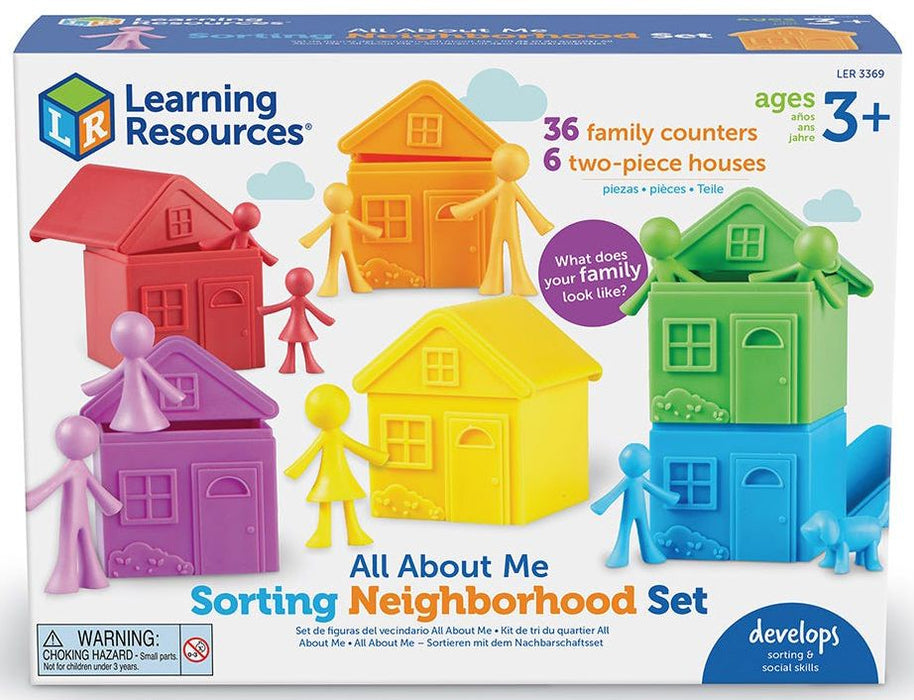 Игрален комплект за сортиране по цветове Learning Resources - Семейство