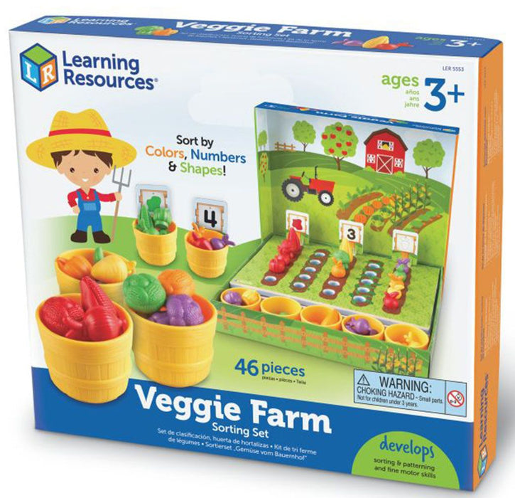 Детска игра Learning Resources - Зеленчукова градина за сортиране