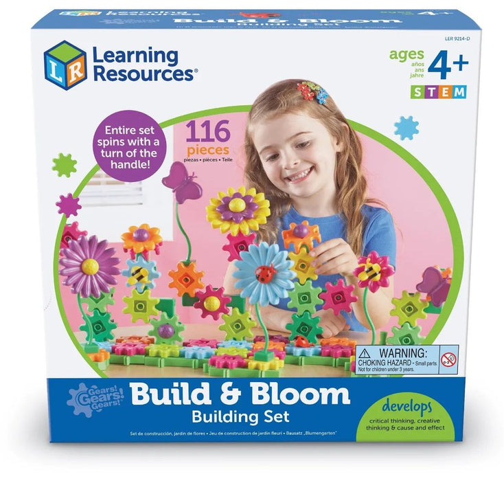 Конструктор Learning Resources - С цветя, 117 части